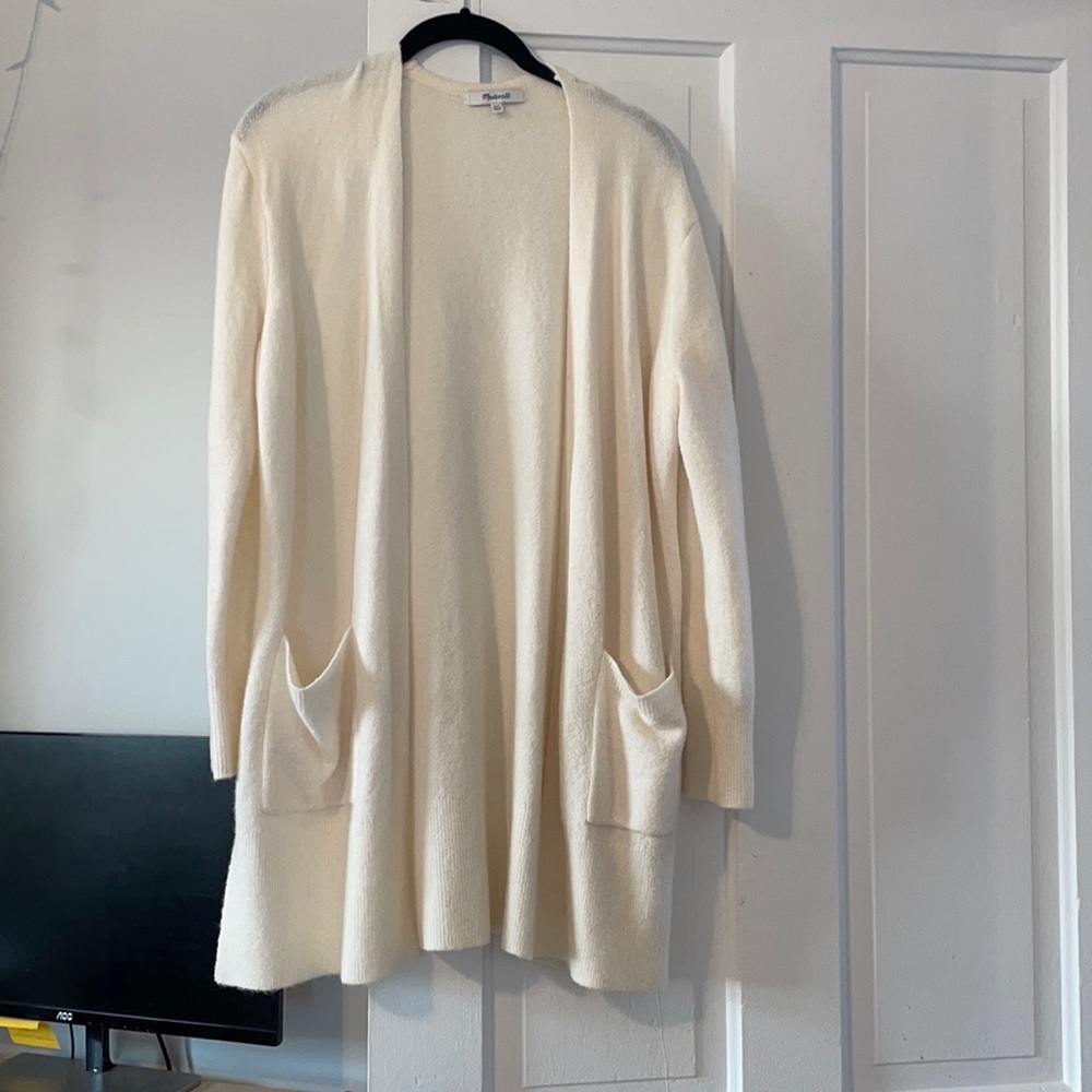 Madewell Kent Cardigan Sweater in Coziest Yarn XS